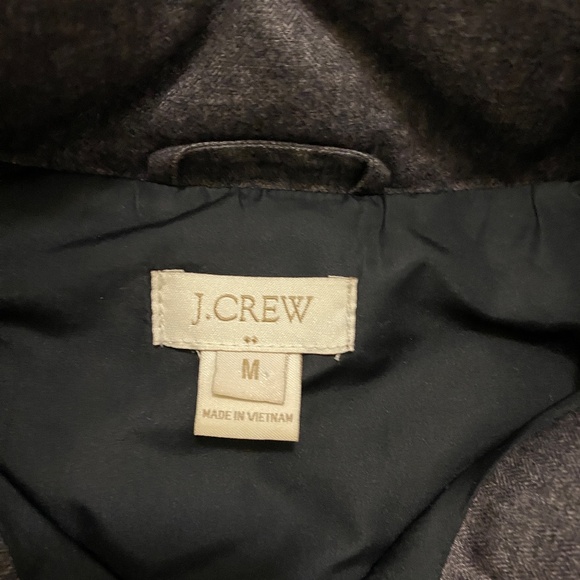 J. Crew Factory Textured Quilted Puffer Vest Size M - Picture 3 of 8